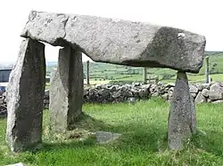The Legananny Dolmen viewed from the East