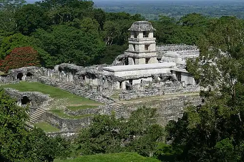 The Palace of Palenque, Chiapas, Mexico, 7th–8th centuries[79]