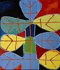 The Seven Leaf Plant, 1980, oil canvas, 72x63