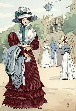 Outside the theatre (1827)