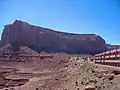 North aspect viewed from Monument Valley Visitors Center area