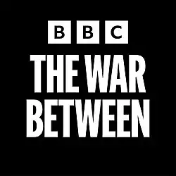 White text reading "BBC The War Between" on a black background