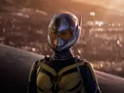 Van Dyne in her upgraded Wasp suit
