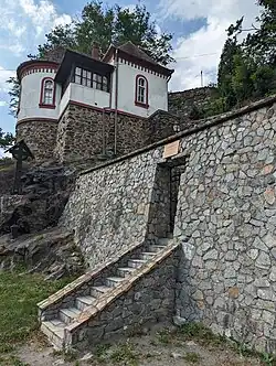 The entrance pavilion of the Assumption of the Virgin Mary Monastery in Ciucea