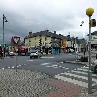 The main crossroads in Bunclody - geograph.org.uk - 3516602.jpg