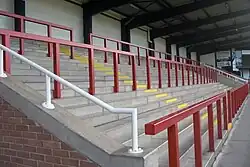 A portion of the Dale Roberts terrace