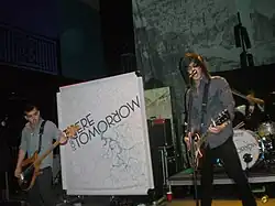 There For Tomorrow performing in 2008. Left to Right: Jay Enriquez, Maika Maile, and Chris Kamrada