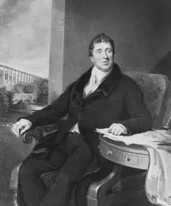 Image 59Thomas Telford, the "Colossus of the Roads" in early 19th century Britain. (from Road transport)