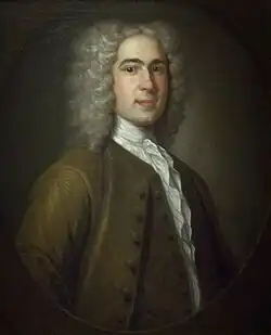 1730 portrait of Thomas Hancock in the Museum of Fine Arts in Boston