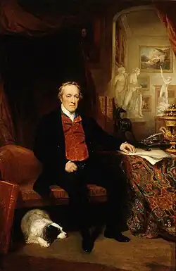 Portrait of the Earl of Egremont by Thomas Phillips