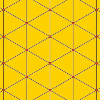 2-D triangular grid.