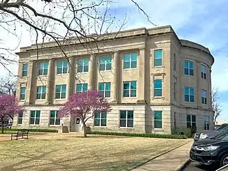 Tillman County Courthouse in Frederick, March 2025