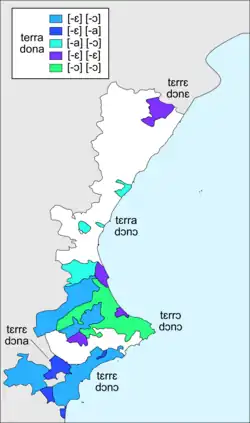 Presence of vowel harmony in Valencian.