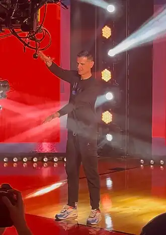 Todd Golden at a photoshoot ahead of the 2025 Final Four in San Antonio