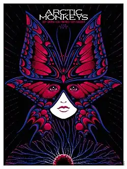 Todd Slater poster - Arctic Monkeys October 28–30, 2014