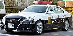 Toyota Crown assigned to traffic duty in Tachikawa