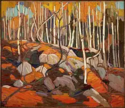 Tom Thomson, The Birch Grove, Autumn, Winter 1915-16