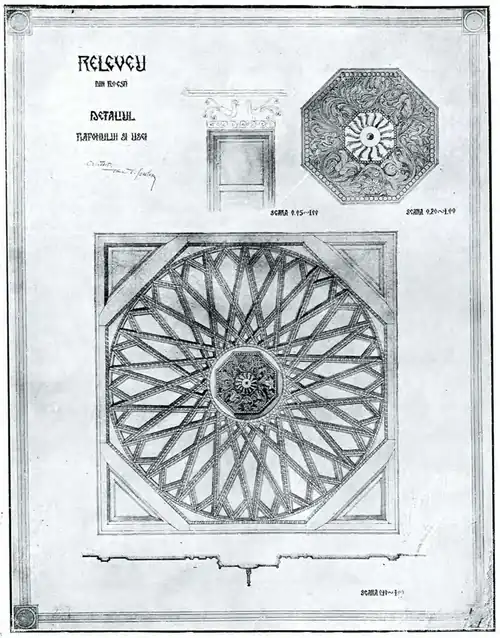 The topographic surveys of the Hagi Prodan House, by Toma T. Socolescu (BCMI, 1916).