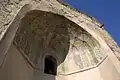 Muqarnas over the entrance to the tomb.