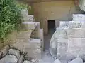 Entrance to a tomb at the Midras ruins