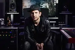 Profitt at his home studio in 2018