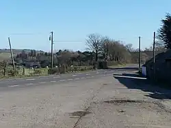 Location road past farm