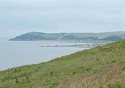 Towards Bennane Head Looking NNE from the edge of Downan Hill, towards Bennane Head and Ballantrae. 2007. Photo: Mary and Angus Hogg