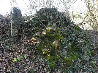 The Eastern side of the tower ruins