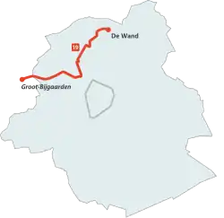 Map of route 19.