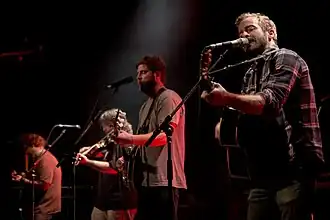 Trampled by Turtles performing at Kranhalle in Munich, Germany, November 2014