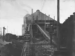 Rope-hauled tramway to furnaces (1912)