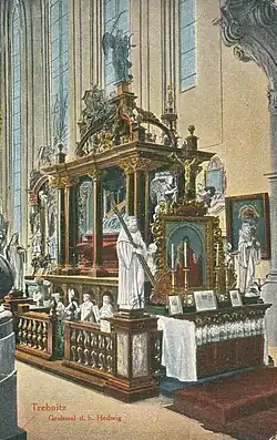 Postcard of the Tomb of Saint Hedwig