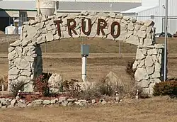 Sign outside Truro