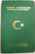 Republic of Turkey, Special passport, cover until 31 May 2010
