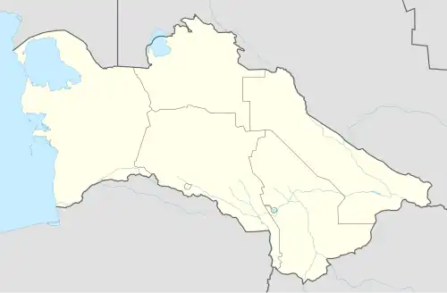 Ruhubelent is located in Turkmenistan