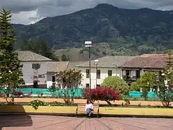 Turmequé with Cordillera Oriental in the background