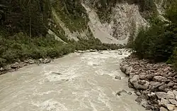 between Umhausen and Längenfeld, the Ötztaler Ache