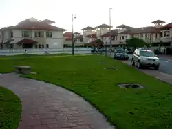 A typical Bukit Jelutong neighborhood.