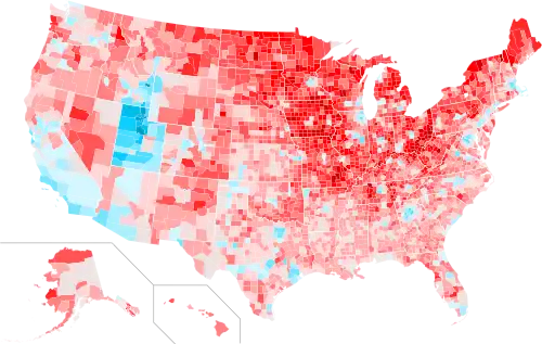 2016 presidential election county swing