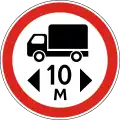 No vehicles longer than 10 meters (1991–2021)