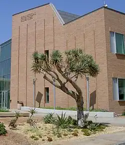 Xeriscaping in front of the Biological Sciences Building