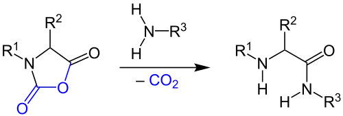 Übersichtsreaktion der Bailey-Peptid-Synthese