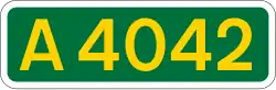 A4042 road