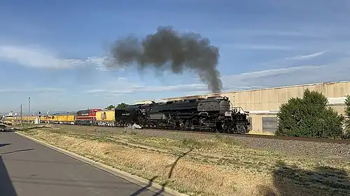 No. 4014 accelerating out of Commerce City, Colorado on July 19, 2025