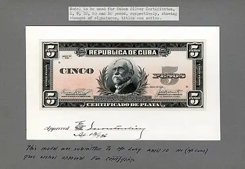 US-BEP-República de Cuba (progress proof) five silver pesos, 1936 (CUB-70b).jpg