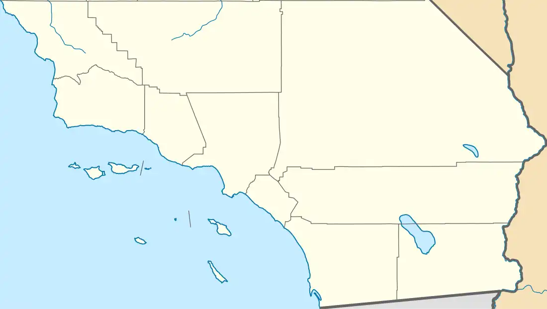 Gap Fire (2008) is located in southern California