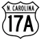 U.S. Highway 17A marker