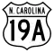 U.S. Highway 19A marker