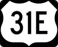 U.S. Route 31E Bypass marker