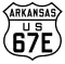 U.S. Highway 67E marker
